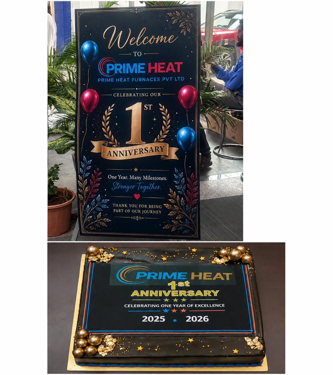 Celebrating One Year of Prime Heat Furnaces: A Journey of Passion and Growth