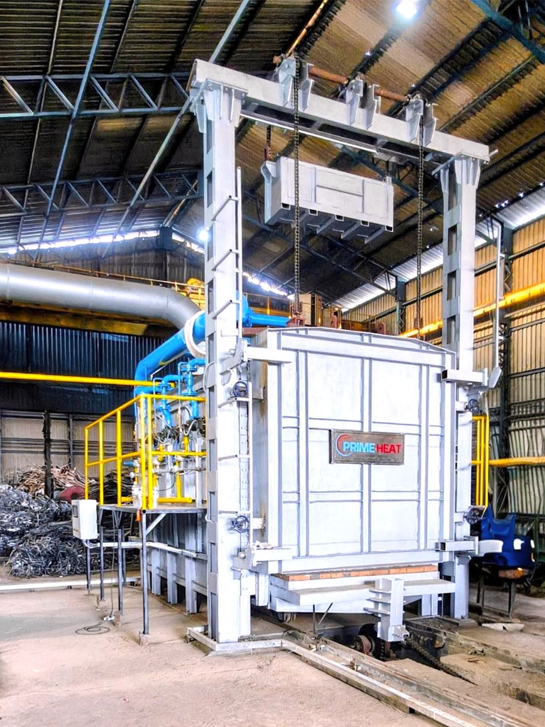 20 MT batch-capacity Bogie Hearth Furnace